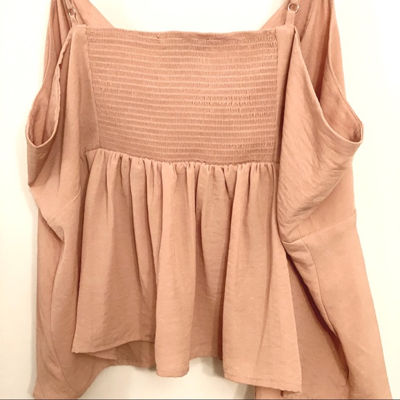 NWT F21 Plus Flowy Pink Tulip Hem Camisole - Picture 4 of 9